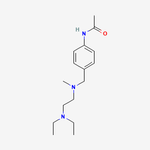 molecular formula C16H27N3O B5713757 N-(4-{[[2-(diethylamino)ethyl](methyl)amino]methyl}phenyl)acetamide 