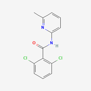 molecular formula C13H10Cl2N2O B5713762 2,6-dichloro-N-(6-methyl-2-pyridinyl)benzamide 