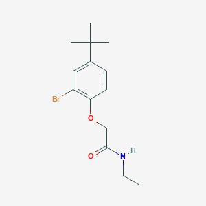 2-(2-bromo-4-tert-butylphenoxy)-N-ethylacetamide