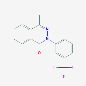 4-methyl-2-[3-(trifluoromethyl)phenyl]-1(2H)-phthalazinone