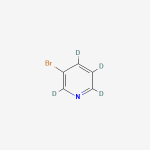 molecular formula C5H4BrN B571381 3-溴吡啶-D4 CAS No. 66148-14-9
