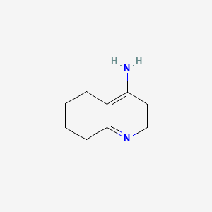 molecular formula C9H14N2 B571389 2,3,5,6,7,8-Hexahydroquinolin-4-amine CAS No. 116861-56-4