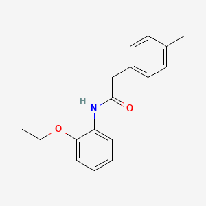 molecular formula C17H19NO2 B5713892 N-(2-ethoxyphenyl)-2-(4-methylphenyl)acetamide 