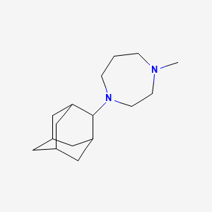 molecular formula C16H28N2 B5713896 1-(2-adamantyl)-4-methyl-1,4-diazepane 