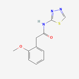 molecular formula C11H11N3O2S B5713962 2-(2-methoxyphenyl)-N-1,3,4-thiadiazol-2-ylacetamide 