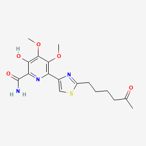 molecular formula C17H21N3O5S B571403 Karnamicin D2 CAS No. 122535-60-8
