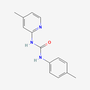 molecular formula C14H15N3O B5714076 N-(4-methylphenyl)-N'-(4-methyl-2-pyridinyl)urea 