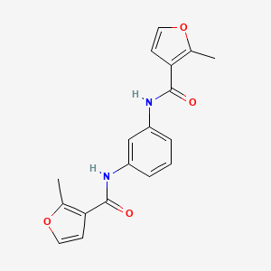 molecular formula C18H16N2O4 B5714148 N,N'-1,3-phenylenebis(2-methyl-3-furamide) 
