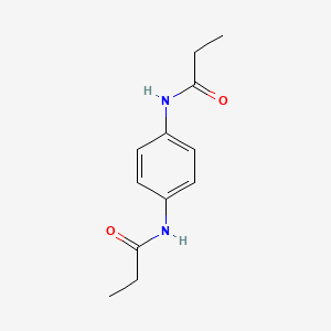 molecular formula C12H16N2O2 B5714187 N,N'-1,4-phenylenedipropanamide 