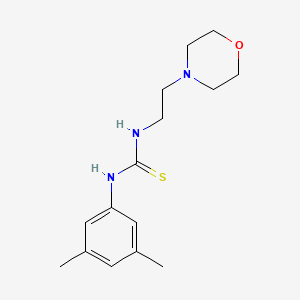 molecular formula C15H23N3OS B5714217 N-(3,5-dimethylphenyl)-N'-[2-(4-morpholinyl)ethyl]thiourea 