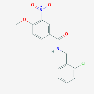 N-(2-chlorobenzyl)-4-methoxy-3-nitrobenzamide