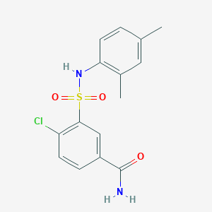 4-chloro-3-{[(2,4-dimethylphenyl)amino]sulfonyl}benzamide