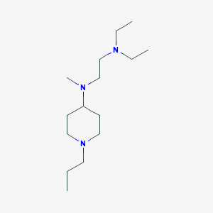 molecular formula C15H33N3 B5714257 N,N-diethyl-N'-methyl-N'-(1-propyl-4-piperidinyl)-1,2-ethanediamine 