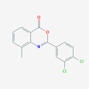 molecular formula C15H9Cl2NO2 B5714285 2-(3,4-dichlorophenyl)-8-methyl-4H-3,1-benzoxazin-4-one 