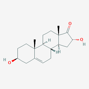 molecular formula C19H28O3 B057143 16alpha-Hydroxydehydroepiandrosterone CAS No. 1232-73-1