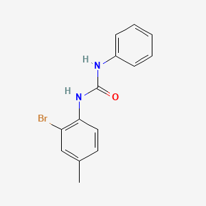 molecular formula C14H13BrN2O B5714389 N-(2-bromo-4-methylphenyl)-N'-phenylurea 