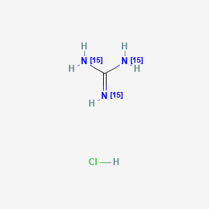 B571439 Guanidine-15N3 hydrochloride CAS No. 121616-39-5
