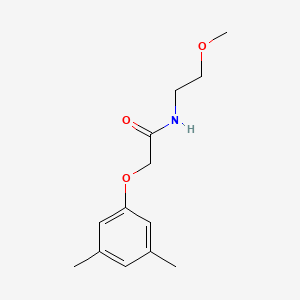 molecular formula C13H19NO3 B5714410 2-(3,5-dimethylphenoxy)-N-(2-methoxyethyl)acetamide 