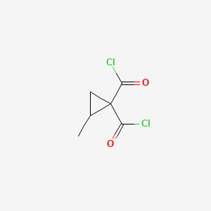 B571442 2-Methylcyclopropane-1,1-dicarbonyl dichloride CAS No. 114554-70-0