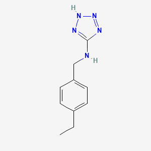 molecular formula C10H13N5 B5714463 N-(4-ethylbenzyl)-2H-tetrazol-5-amine 