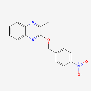2-methyl-3-[(4-nitrobenzyl)oxy]quinoxaline