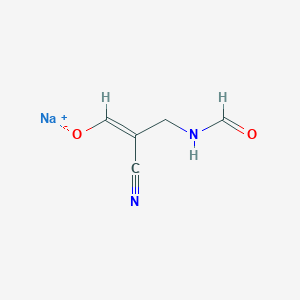 N-(2-Cyano-3-hydroxy-2-propenyl)formamide Monosodium Salt