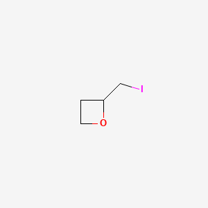 molecular formula C4H7IO B571464 2-(Iodomethyl)oxetane CAS No. 121138-00-9