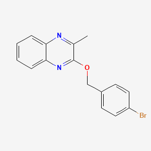 2-[(4-bromobenzyl)oxy]-3-methylquinoxaline