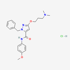 molecular formula C23H29ClN4O3 B571468 Cfm 1571 hydrochloride CAS No. 1215548-30-3