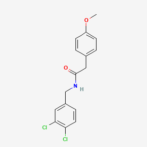 molecular formula C16H15Cl2NO2 B5714686 N-(3,4-dichlorobenzyl)-2-(4-methoxyphenyl)acetamide 