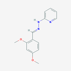 molecular formula C14H15N3O2 B5714711 2,4-dimethoxybenzaldehyde 2-pyridinylhydrazone 