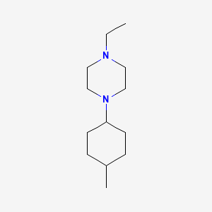 molecular formula C13H26N2 B5714780 1-ethyl-4-(4-methylcyclohexyl)piperazine 