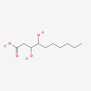 B571483 3,4-Dihydroxydecanoic acid CAS No. 158088-76-7