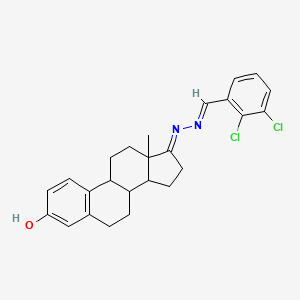 2,3-dichlorobenzaldehyde [3-hydroxyestra-1,3,5(10)-trien-17-ylidene]hydrazone