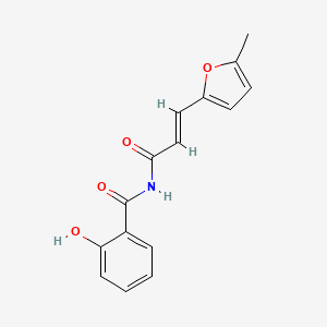 2-hydroxy-N-[3-(5-methyl-2-furyl)acryloyl]benzamide