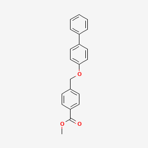 methyl 4-[(4-biphenylyloxy)methyl]benzoate