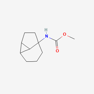 B571499 Carbamic acid, (octahydro-2aH-cycloprop[cd]inden-2a-yl)-, methyl ester (9CI) CAS No. 120263-86-7