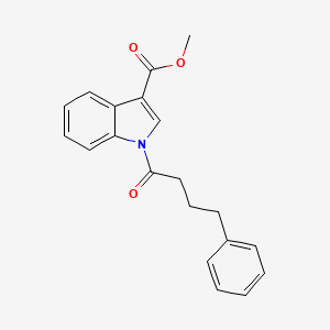 molecular formula C20H19NO3 B5715056 methyl 1-(4-phenylbutanoyl)-1H-indole-3-carboxylate 