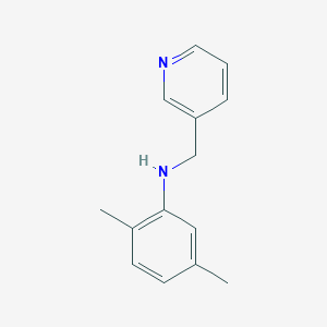 molecular formula C14H16N2 B5715083 (2,5-dimethylphenyl)(3-pyridinylmethyl)amine 