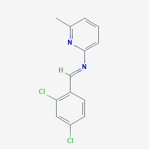 molecular formula C13H10Cl2N2 B5715093 N-(2,4-dichlorobenzylidene)-6-methyl-2-pyridinamine 