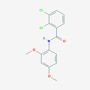 molecular formula C15H13Cl2NO3 B5715120 2,3-dichloro-N-(2,4-dimethoxyphenyl)benzamide 