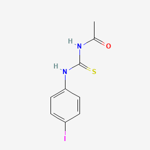 molecular formula C9H9IN2OS B5715229 N-{[(4-iodophenyl)amino]carbonothioyl}acetamide 