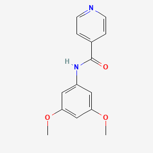 molecular formula C14H14N2O3 B5715268 N-(3,5-dimethoxyphenyl)isonicotinamide 