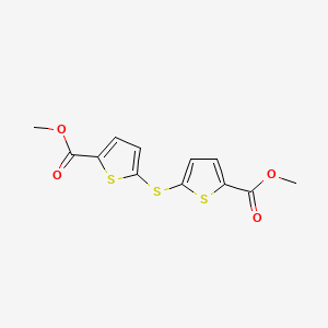 molecular formula C12H10O4S3 B5715348 dimethyl 5,5'-thiodi(2-thiophenecarboxylate) 