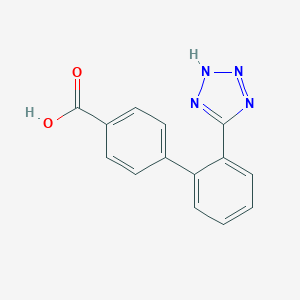 molecular formula C14H10N4O2 B057154 4-[2-(2H-tetrazol-5-yl)phenyl]benzoic acid CAS No. 164265-78-5