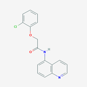 molecular formula C17H13ClN2O2 B5715439 2-(2-chlorophenoxy)-N-5-quinolinylacetamide 