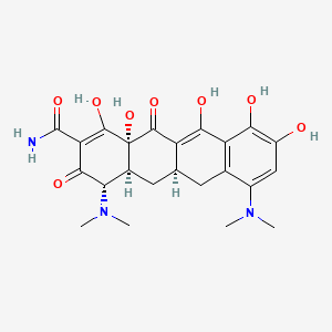 molecular formula C23H27N3O8 B571545 9-羟基米诺环素 CAS No. 81902-32-1