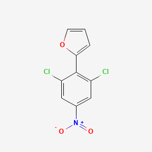 molecular formula C10H5Cl2NO3 B5715462 2-(2,6-dichloro-4-nitrophenyl)furan 