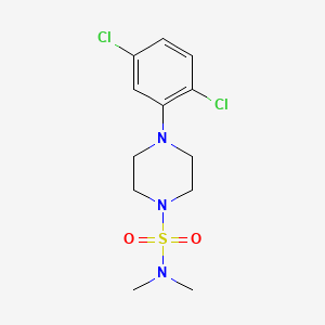 molecular formula C12H17Cl2N3O2S B5715483 4-(2,5-dichlorophenyl)-N,N-dimethyl-1-piperazinesulfonamide 