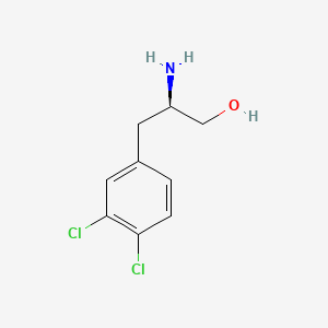 molecular formula C9H11Cl2NO B571556 (R)-2-Amino-3-(3,4-dichlorophenyl)propan-1-ol CAS No. 849938-01-8